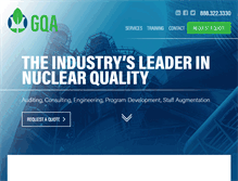 Tablet Screenshot of globalqualityassurance.com